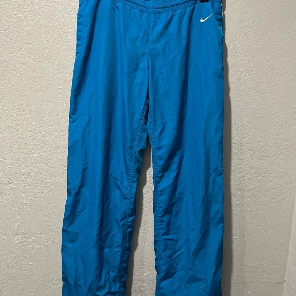 Nike Blue Windbreaker Jacket Athletic Vintage Style Sz S - Picture 6 of 9
